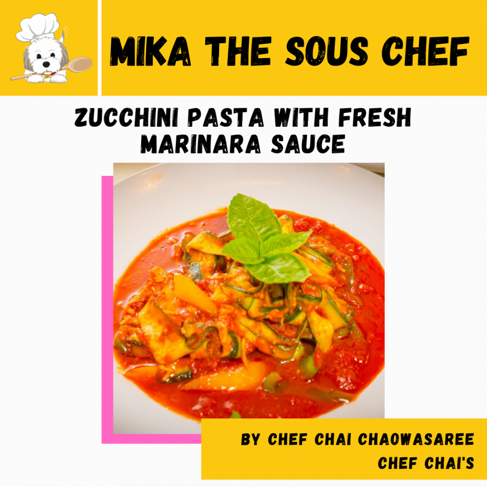 Zucchini Pasta with Fresh Marinara Sauce Hawai'i Agricultural Foundation